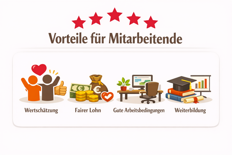 Vorteile und Nutzen für Mitarbeitende