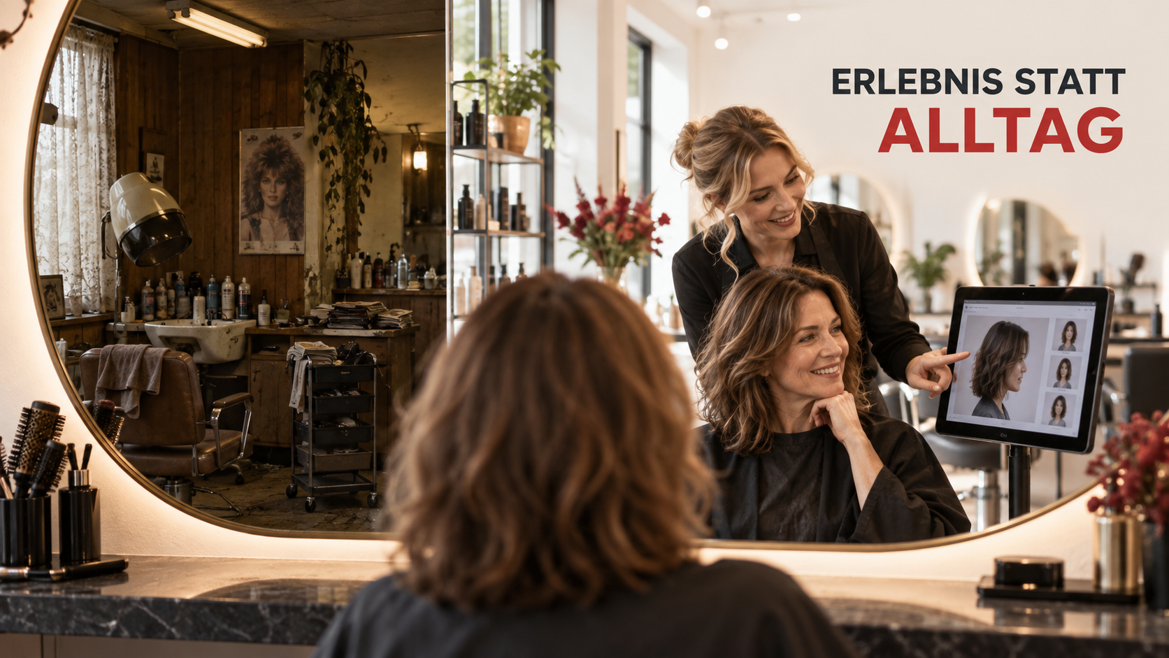 Moderne Beratung im Friseursalon
